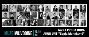 Јавна проба хора АКУД УНС „Соња Маринковић“