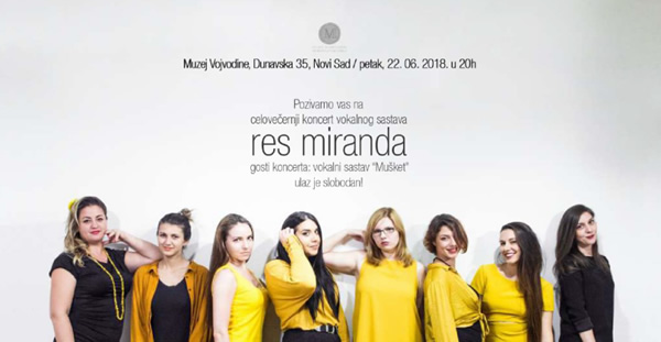 Концерт вокалног састава „Рес миранда“