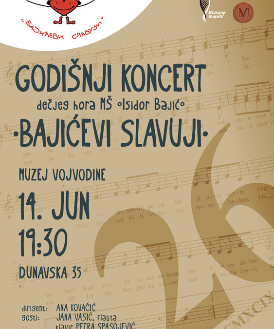 Годишњи концерт дечјег хора Бајићеви славуји
