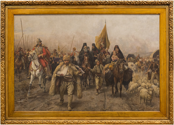 Паја Јовановић (1859-1957) – Сеоба Срба